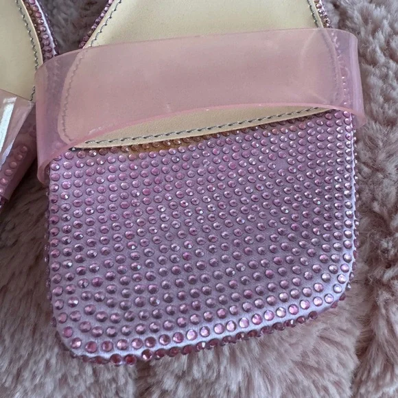 Pink Rhinestone Betsey Johnson Heels - Picture 6 of 11
